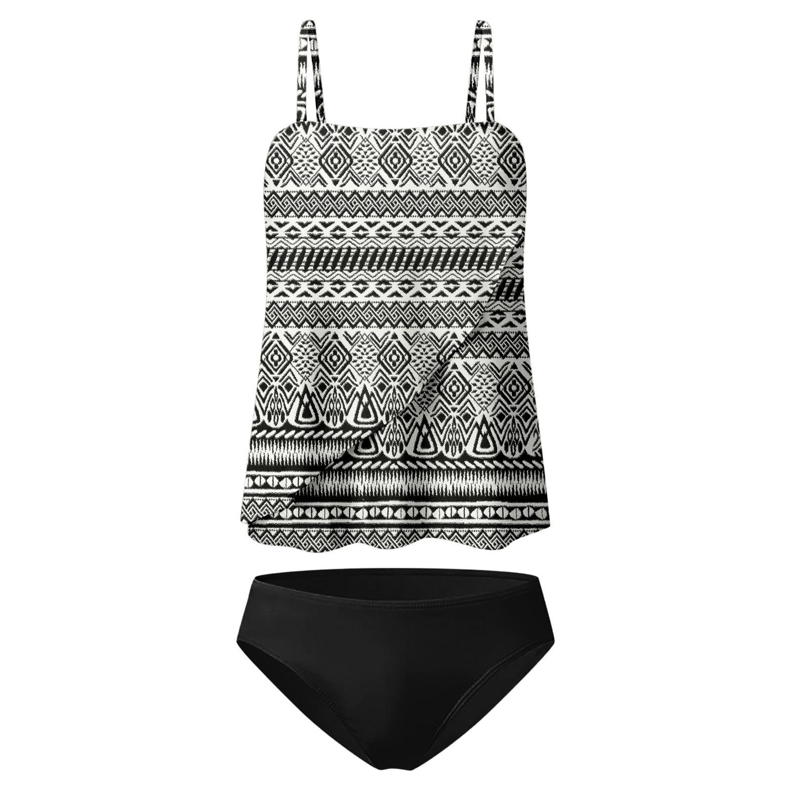 

Новый купальник бикини европейский и американский сексуальный женский раздельный купальник 2XL