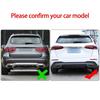 Dla Mercedes-Benz A, B, C, E, GLA, GLC, GLE, GLS, CLS, Klasa, stal nierdzewna, tylny tłumik samochodowy, rura, końcówka, uszczelka, końcówka, gardziel