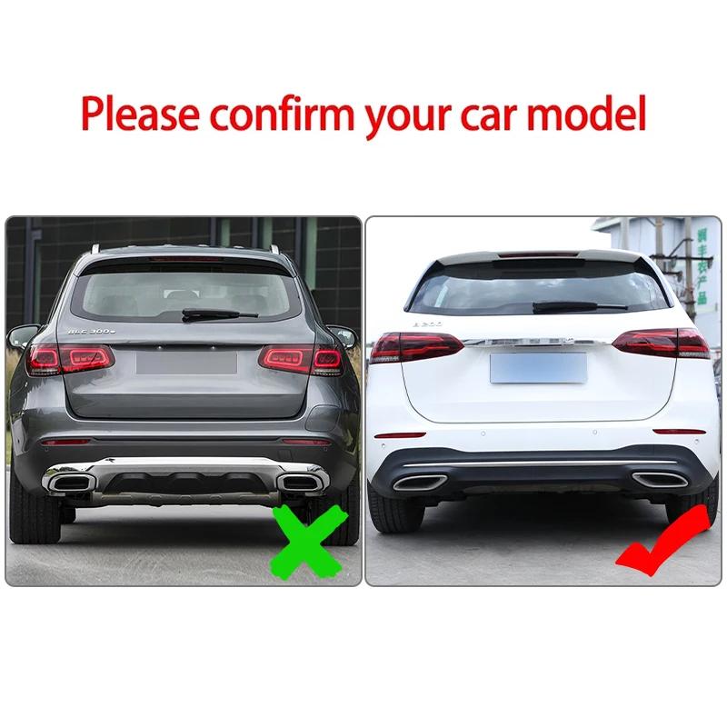 Dla Mercedes-Benz A, B, C, E, GLA, GLC, GLE, GLS, CLS, Klasa, stal nierdzewna, tylny tłumik samochodowy, rura, końcówka, uszczelka, końcówka, gardziel