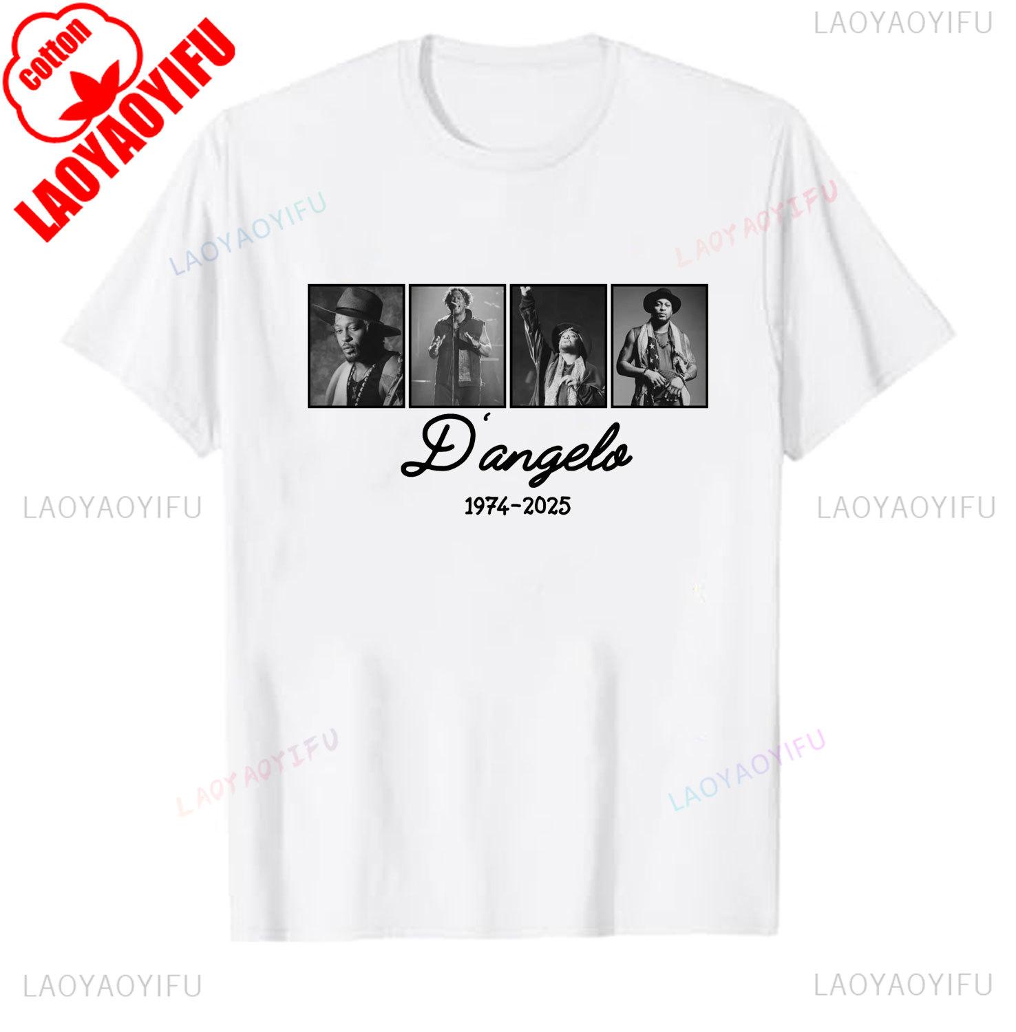 Rip DAngelo 19742025 Legend RB Singer TShirt Tribute Remembering in Memory Vintage Nostalgia Classics Printed Tshirt Tops S