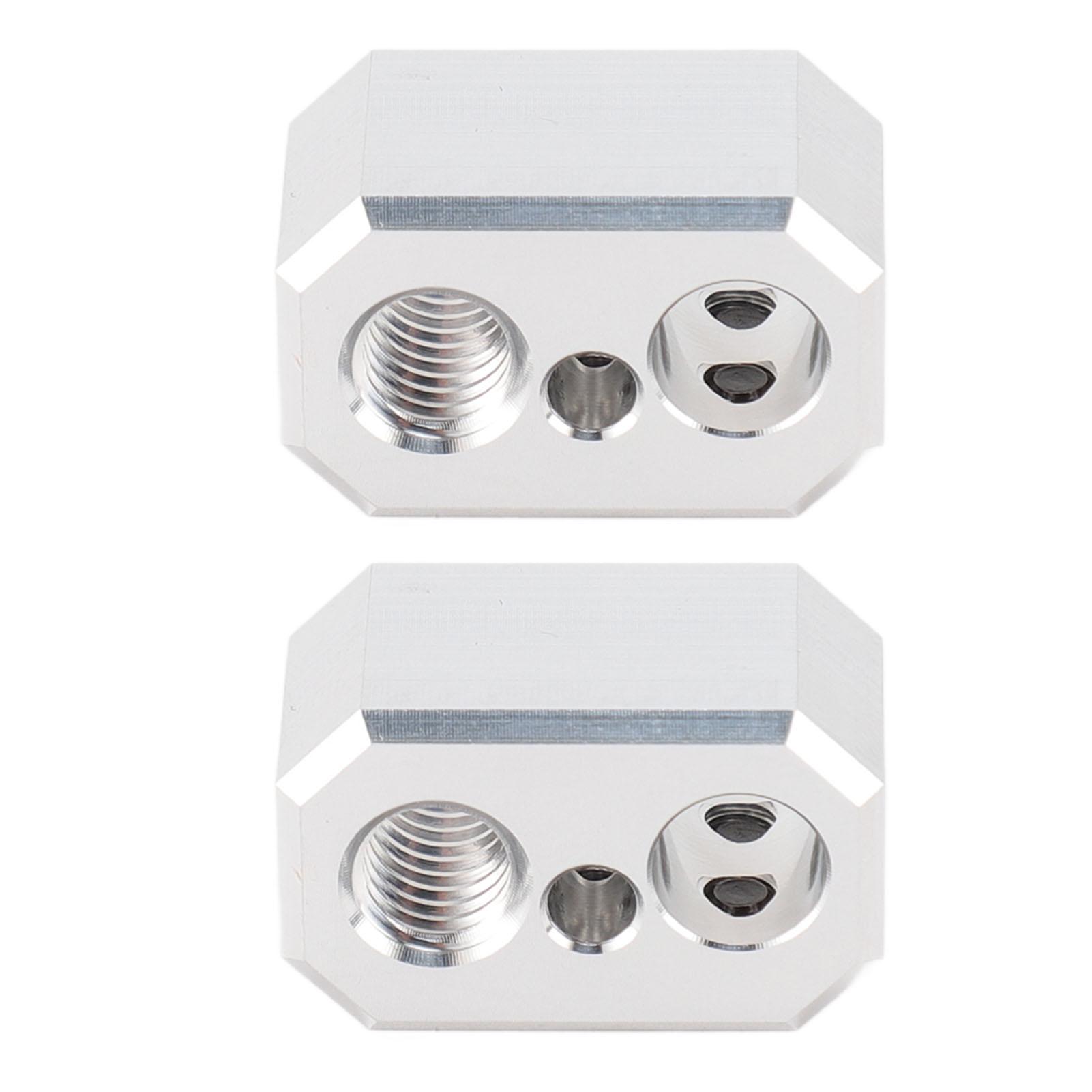 

2 шт. Блок нагревателя хотенда 3D-принтера Профессиональный алюминиевый нагревательный блок для Prusa I3 MK4 для