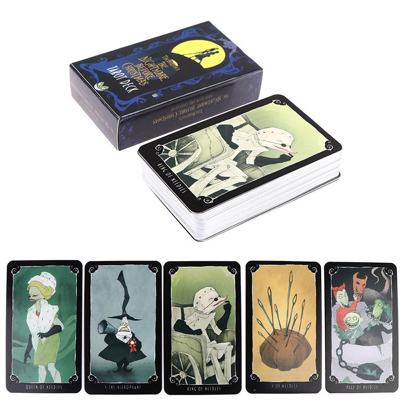 The Nightmare Before Christmas Tarot Cards Prophecy Divination Deck Board Game