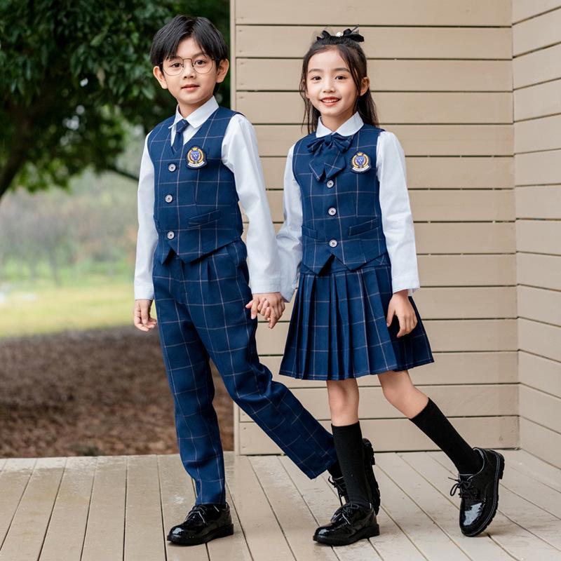 Kindergarten Summer School Uniform Set - Performance Costumes for Primary and Secondary Students