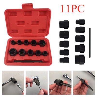 /set Hot Motorcycle Automotive Tools 3/8" Nut Extractor Socket Set Car Disassembly Tool L Kit Car Repair Removal Hand Tool