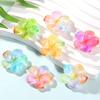 Resin Egg Flower Multi-color Spray Painted DIY Hair Clip Hairpin Flower Accessories Phone Case Accessories