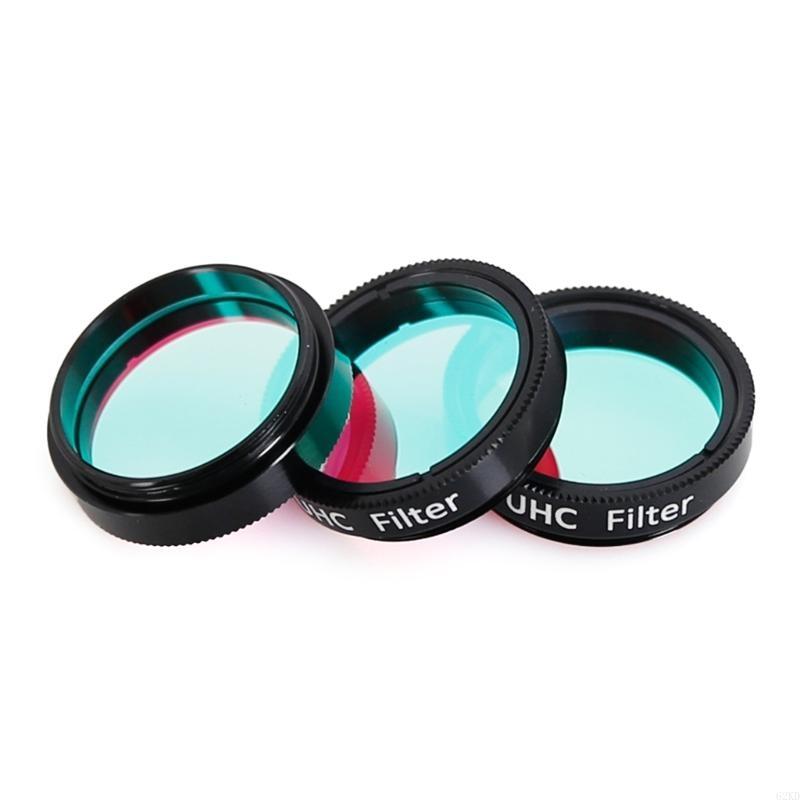 62KD Convenient UHC Filter for 1.25" Telescopes for Clearer Planet Views, Perfect for Astrophotography Good Surfaces Precise
