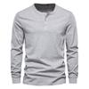 Men's Autumn New Slim Fit Long Sleeve T-Shirt  Round Neck Casual Versatile Base Layer