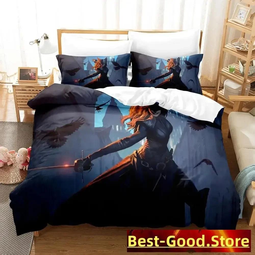 Dragon Age Dreadwolf Bedding Set Printed Duvet Cover Pillowcase Single Double Queen Super King Size Sets