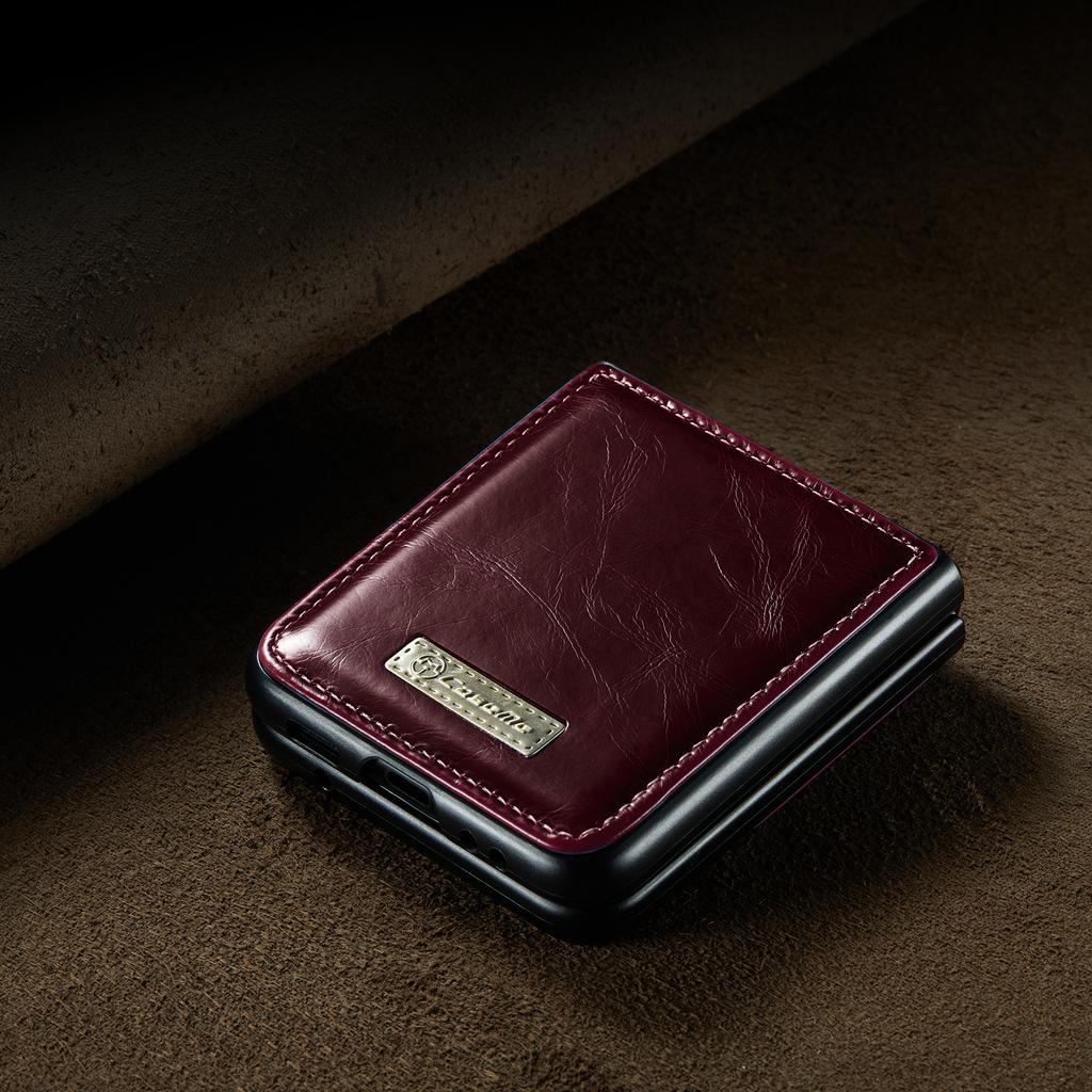 Luxury Non -Slip Leather Mobile Phone Case For Samsung Galaxy Z Flip4 Flip 4 Flip3 Flip 3 5g Non -Fingerprint Matte Cover