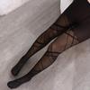 Spring Japanese Style For Girls Women Stockings Mesh Tights Female Hosiery Irregular Line Pantyhose