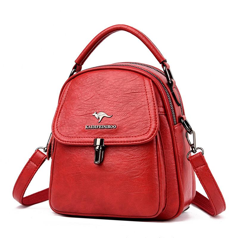 

Рюкзак, женский рюкзак, тренд, походная мода, одно плечо, косая пролетная школьная сумка для студентов бордовый