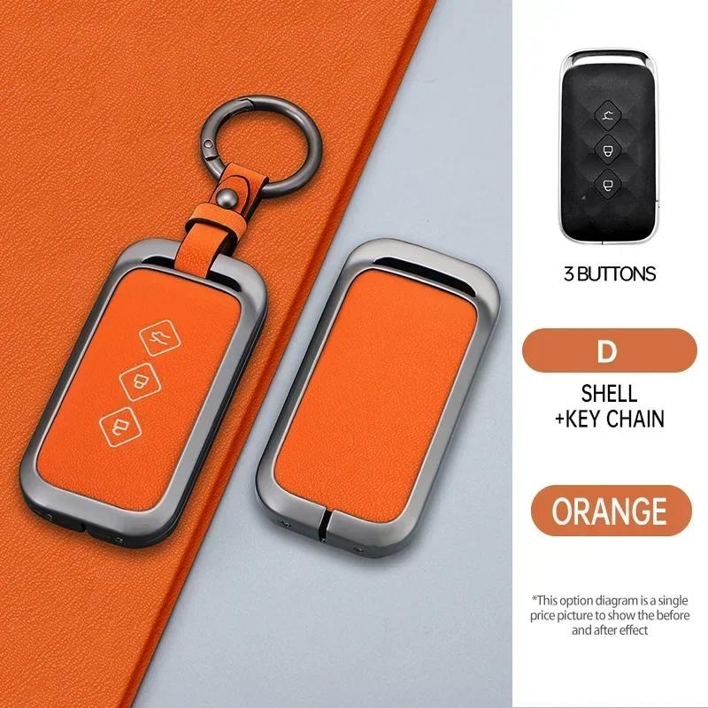 Suitable For Chevrolet Aveo Trax Groove Captiva  Wuling Flip Zinc Alloy Car Key Case Case 3Button Remote Key Fob Accessories