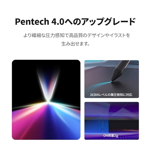HUION PW600L Rechargeable Pen for Pen Tablets and Display Tablets, PenTech 4.0, Compatible with Kamvas 13 (Gen 3)/ Kamvas 16 (Gen 3)/ Kamvas Pro 19/ K