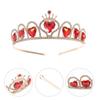 Shining Crystal Rhinestone Heart Shape Headband Bridal Wedding Tiara Hair Decor Royal Retro Elegant Lady Accessories