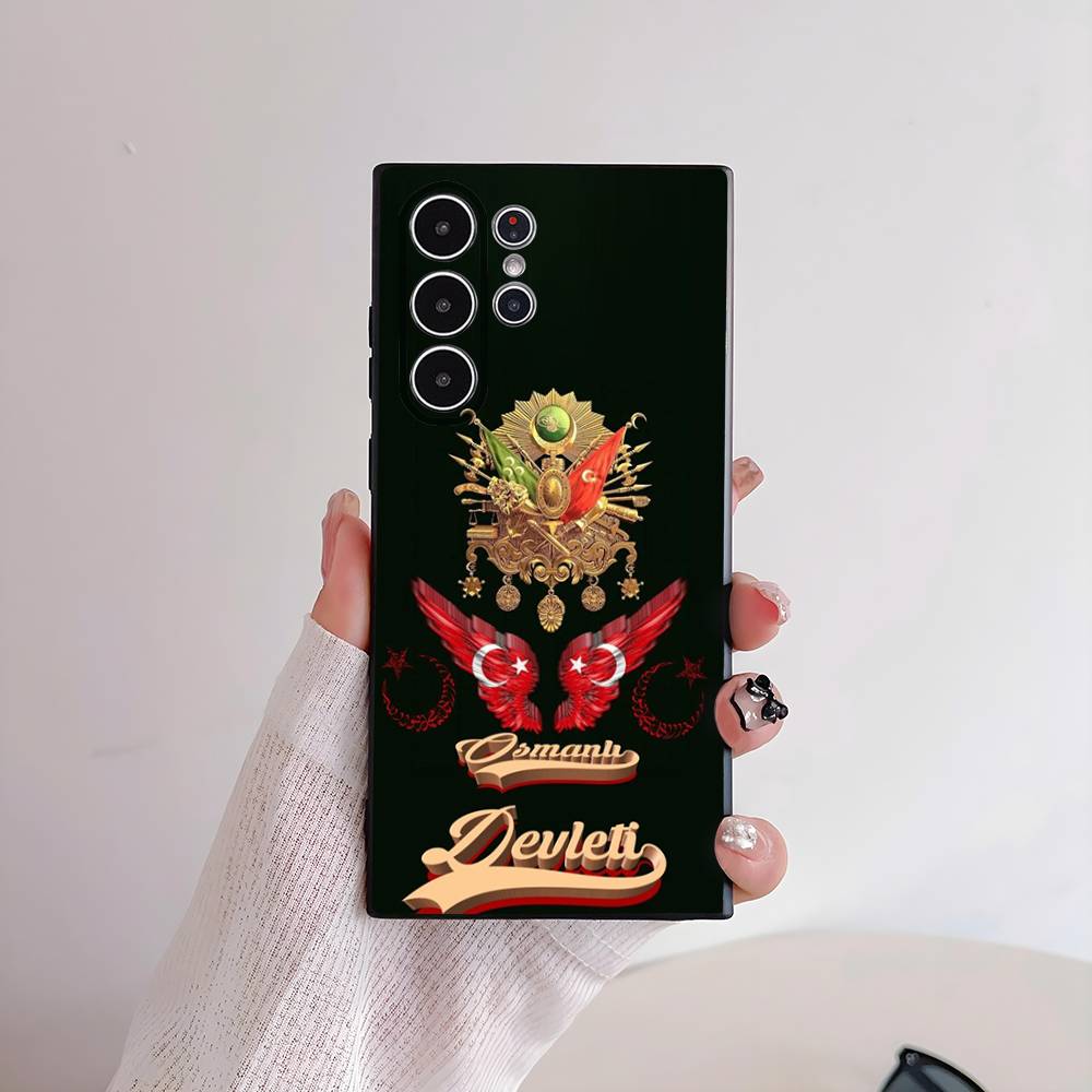 Ottoman Empire Coat Of Arms Phone Case For Samsung S series s21 s22 s23 s24 s25 FE Plus Ultra TPU Soft to Skin-friendly case