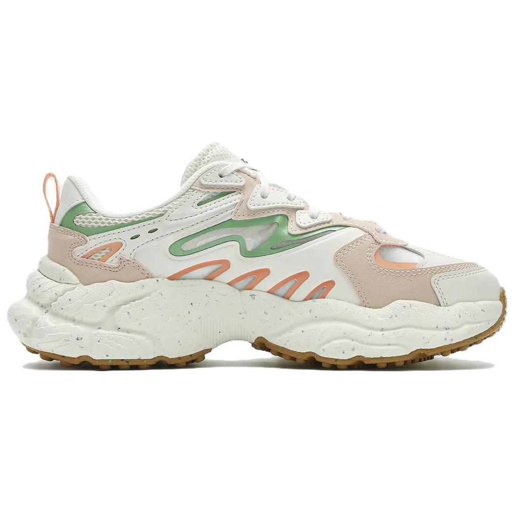 FILA Fern Fashion Versatile Breathable Support Low-Top Dad Shoes Women sneaker White Pink F12W421106FPC