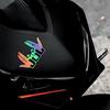 5 Stück Lustige Finger-Motorrad-Aufkleber Wasserdicht für DIY Fahrradhelm, Roller, Tankdeckel, Heckbox Vinyl-Aufkleber
