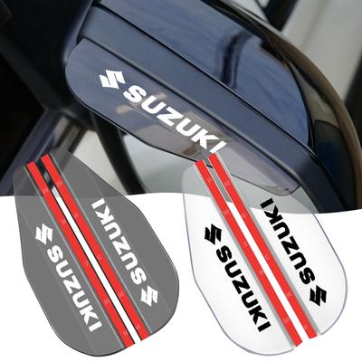 2 Adet Araba Dikiz Yan Aynası Yağmur Kalkanı Kaş Çıkartması GSR GSR750 GSR600 SV 650 Swift Jimny Grand Vitara Samurai Spacia Liana için