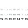 Metalowe Emblematy Litery Stylizacja Samochodu Naklejka Odznaka na Maskę Przednią Bagażnik Tylny Nadwozie dla KIA SORENTO RIO SOUL CEED Forte K3 K7 Akcesoria