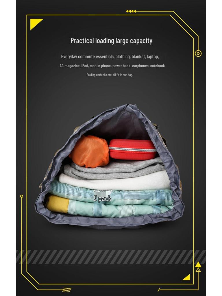 80L Waterproof Outdoor Mountaineering Backpack - Men's Casual Hiking, Travel, and Camping