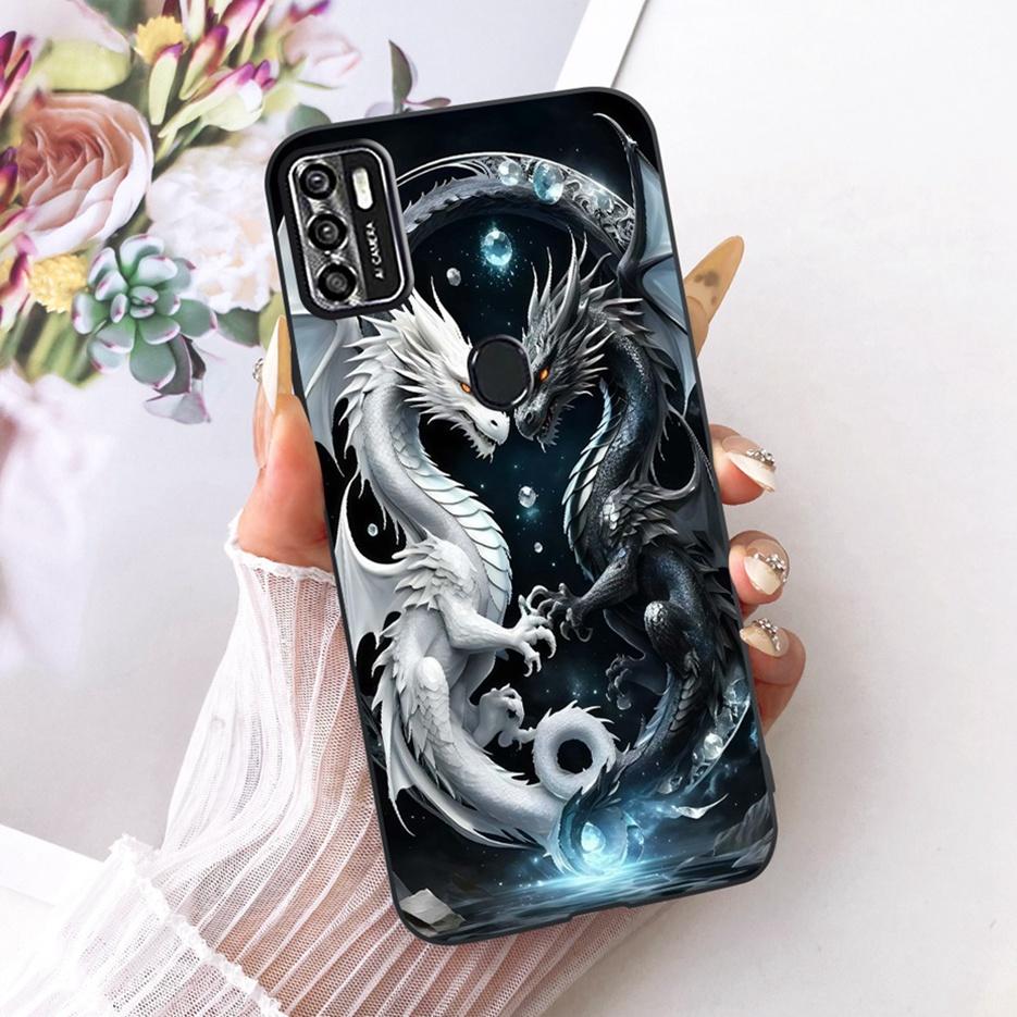 For ZTE Blade A7s 2020 Case A7020 Cute Lion Fashion Painted Cover Soft TPU Matte Phone Case For ZTE Blade A7s 2020 BladeA7s Bags