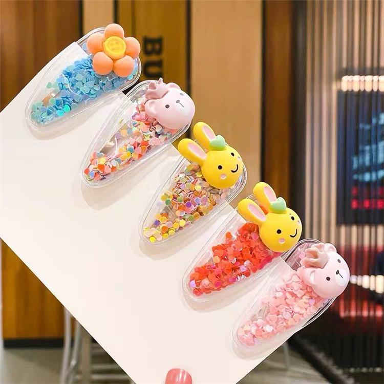5Pcs/Pack Fashion Korean Children Hair Clips Sweet BB Hair Pins Cute Fruit Animal Baby Accessories