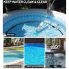 Pool Cleaning Kit Powerful Motor Rechargeable Handheld Cordless Skimmer For Pool Filter Swimming Pool Cleaner Set Pool Vacuum