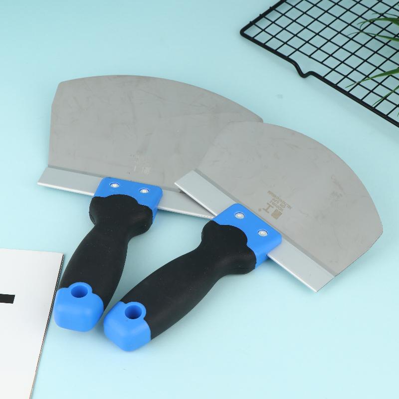 Stainless Steel Paint Scraper High Quality 4 Inch Putty Knife with Comfortable Grip Handle for Wallpaper Removal and Cleaning