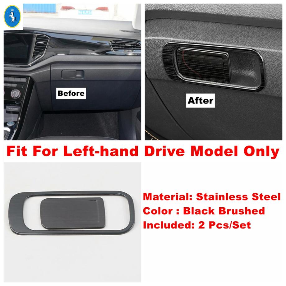 Dashboard Auto Air AC Vent / Glove Storage Box Cover Trim For Volkswagen T-Roc T Roc 2018 -  Car Interior Accessories