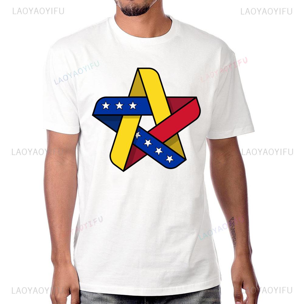 Venezuela Star Flag Ribbon T-shirt XXL