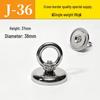 Heavy-Duty Underwater Salvage Magnet with Lifting Eye & Anti-Collision Suction Cup
