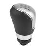 Car Gr   Knob Hd, ABS Plastic Black Silver 5 Speed   Knob for  Mk7 2008-2013