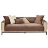 Solid Color Sofa Cushion Cover, Cover Cloth Towel, Simple and Fashionable, Winter Short Plush, Thickened, Non-slip Warm