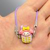 Dollhouse Mini Pendant Cartoon Camera Bow Knot Lanyard Accessory