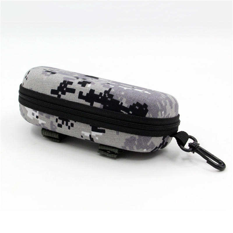 Étui à Lunettes Tactique Étuis Portables pour Lunettes de Vue Boîte à Lunettes Camouflage Support de Lunettes Mode Accessoire pour Lunettes Avec Fermeture Éclair