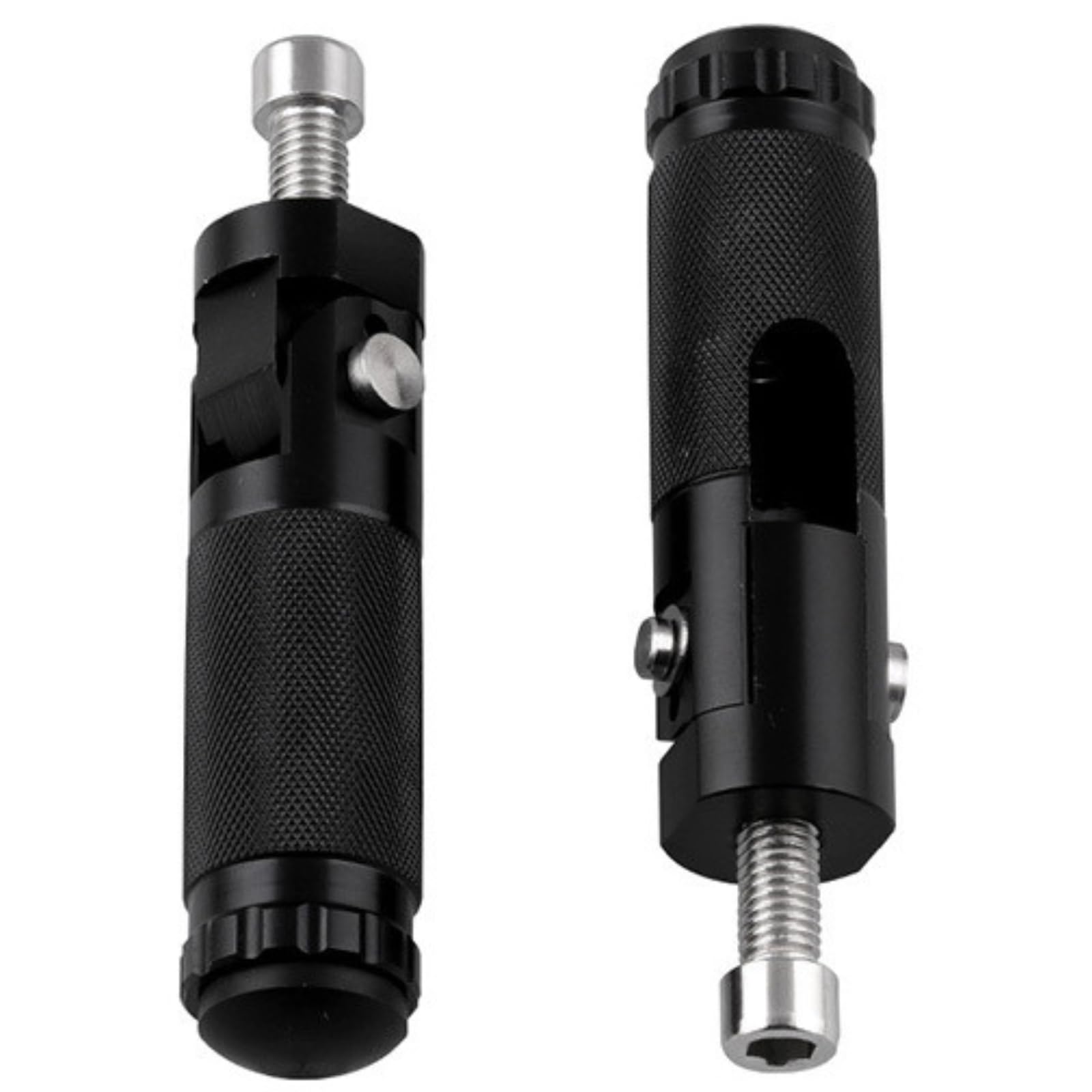 

Quikaboo Motorcycle Step Aluminum Step M8 CBR VTEC Step Bar Universal Tandem Varios Set of 2 чёрный