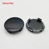 4Pcs/Lot No Logo Blank Base 65mm Black Silver Fit Yourself 60mm Logo Sticker Wheel Center Cap Rim Tire Cover Car Styling