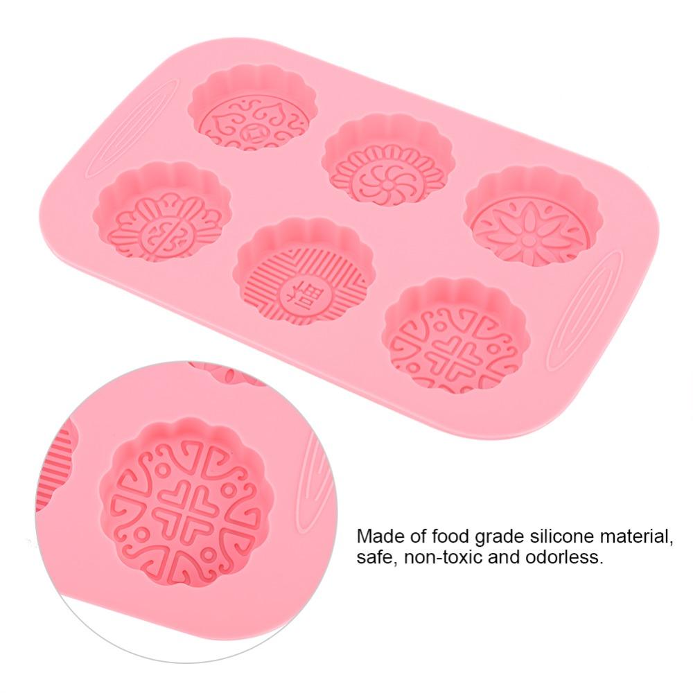 25*16*2cm Mooncake Mold Pink Chocolate Mold Practical Soap Making Mold For Baking