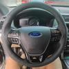Para Ford Explorer 2016 2017 2018 Cubierta de Volante de Coche de Cuero Negro Antideslizante Cosida a Mano
