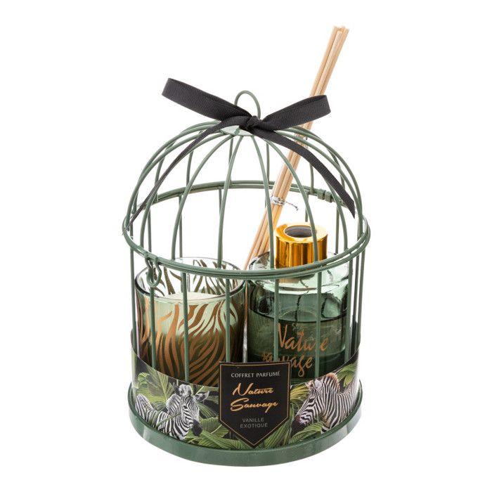 Cage Gift Set with Diffuser and Candle "Stolen Moments" by Atmosphera