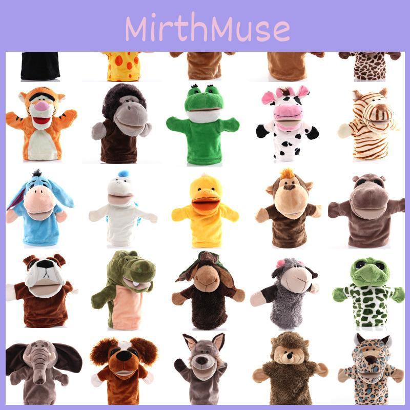 Großhandel Plüschtier Handpuppe Cartoon Tierpuppe mit beweglichem Mund interaktives Spielzeug für Kindergarten und Eltern-Kind-Interaktion 25 cm groß
