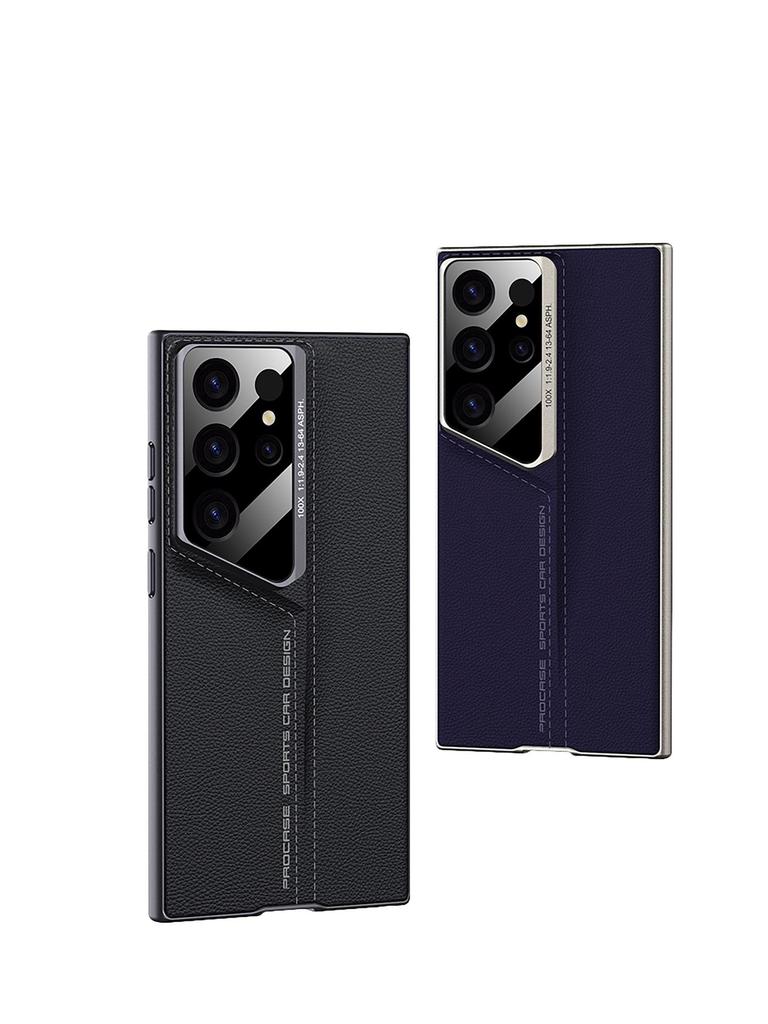 Samsung S24 Ultra/S23 Ultra Blade Leather Drop-Proof Phone Case