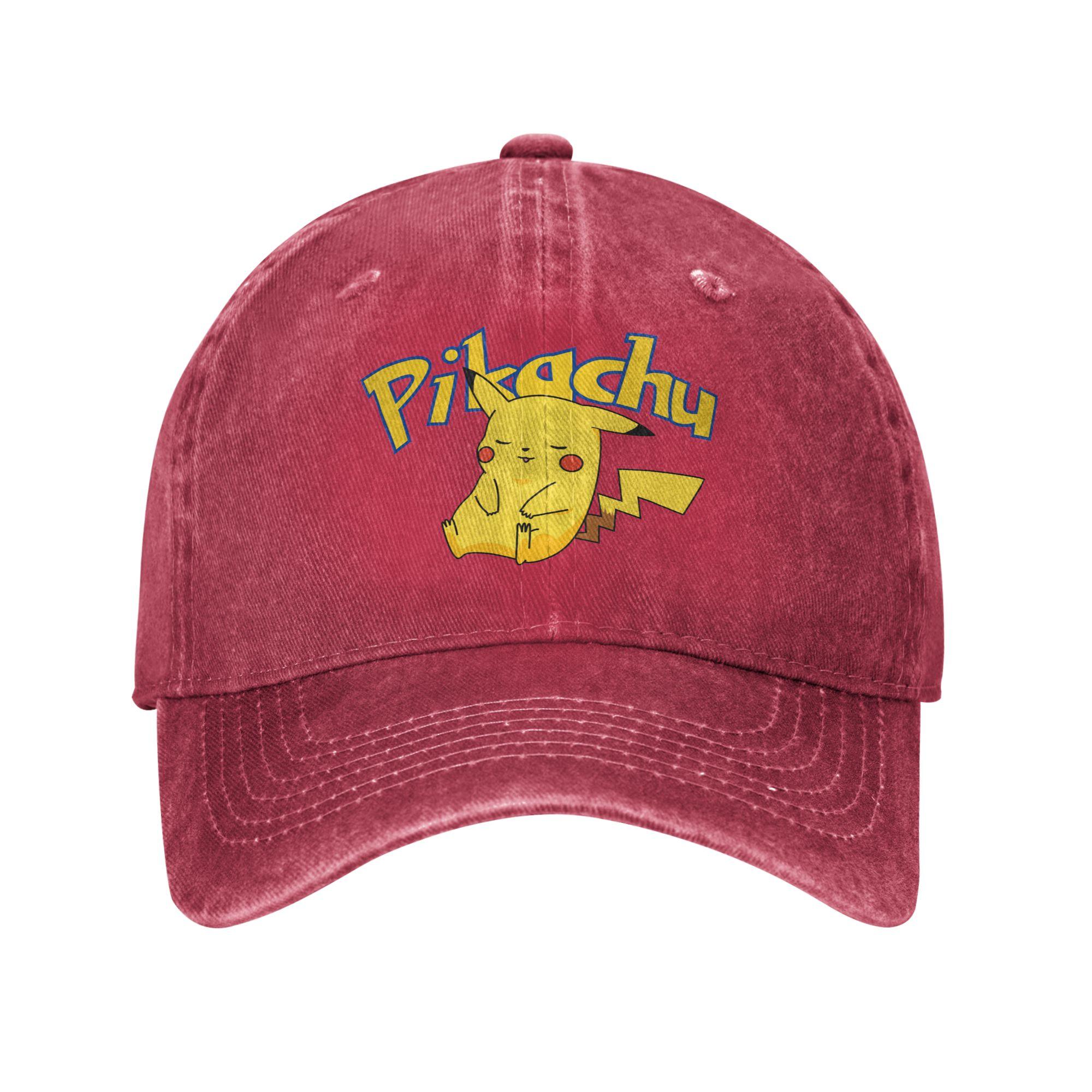 Pokemon Cap  Pikachu Creative Baseball Cap Hats Visor Protection Snapback Cotton tops gorras Adjustable