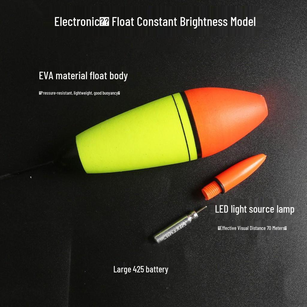 Awa Luminous Sliding Rock Fishing Float: Eye-catching Day/Night Use for Slippery Water Fish