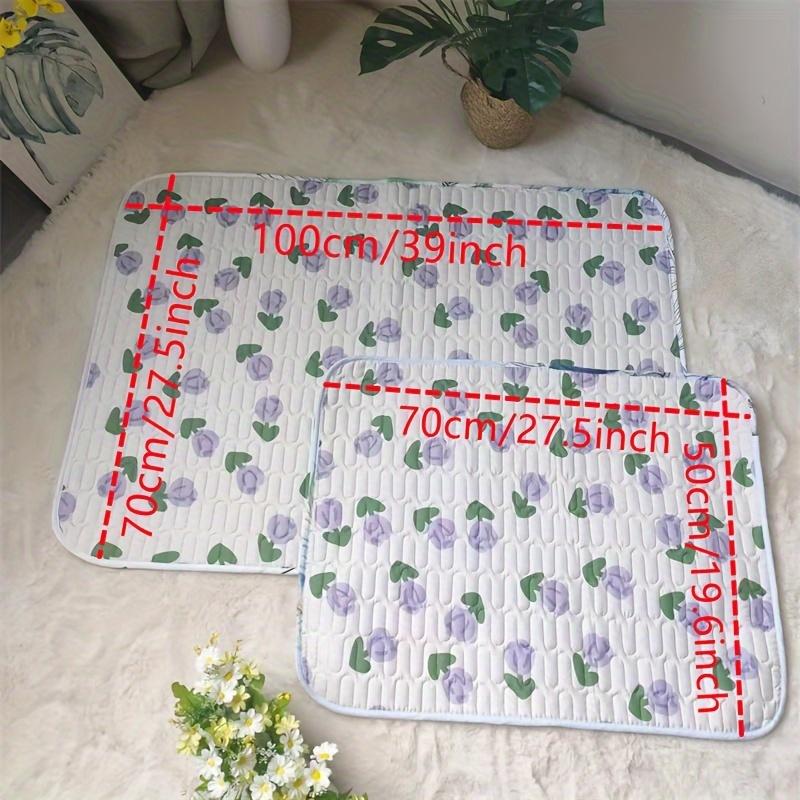 Wasserdichter, gesteppter Matratzenschoner gegen Harninkontinenz, saugfähiger Bettschutz, rutschfeste, wiederverwendbare Matratze für Erwachsene und ältere Menschen