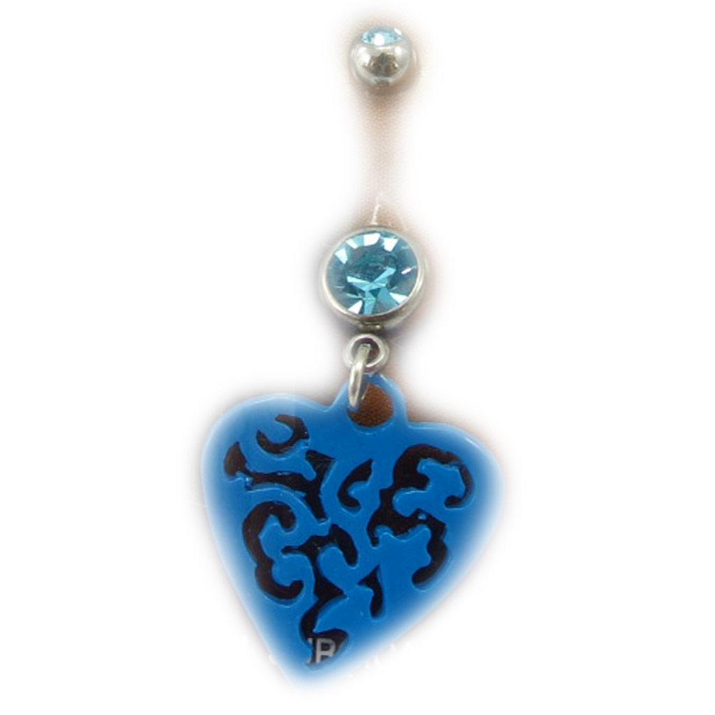 Les Trésors De Lily [K5921] - Set of 3 Body Piercings 'Love'