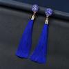 Beautiful Earrings, Exaggerated Long Temperament Rose Flower Fringed Earrings For Fashion Trendy Women