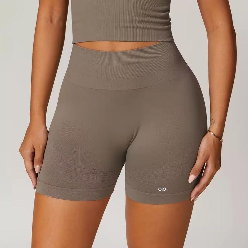 Oiob High Elasticity Yoga Pants Women's Skinny Running Sports High Waist Hip Lift Shorts Fitness Outwear Short Pants