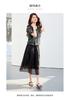 26 year new summer high-end style [vacation style floral top+vest dress] two-piece women's set