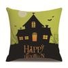 Halloween Linen Pillow Cover Printed Pillow Cover